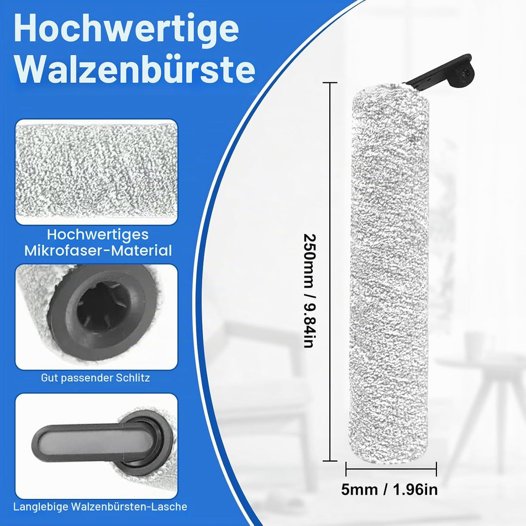 5 Stück Zubehörset für Dreame H11 Core / H12 kabelloser Nass- und Trockensauger, Zubehör, 2 Bürstenr