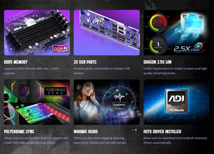 Asrock Z790 LiveMixer Intel Z790 LGA 1700 ATX