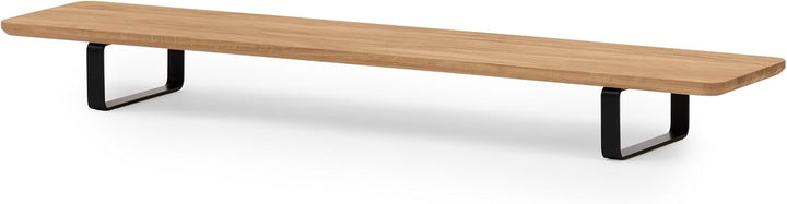 Oakywood Monitorständer für 2 PC-Monitore, 105 x 23 cm (41,3" x 9"), aus Massivholz (Eiche oder Nuss