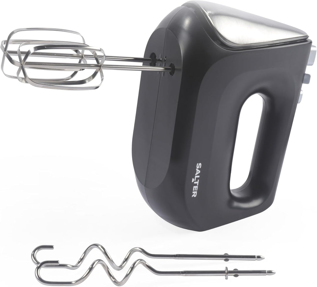 Salter 400W Handmixer – Elektrischer Handrührer zum Backen, 5 Geschwindigkeitsstufen & Turbofunktion