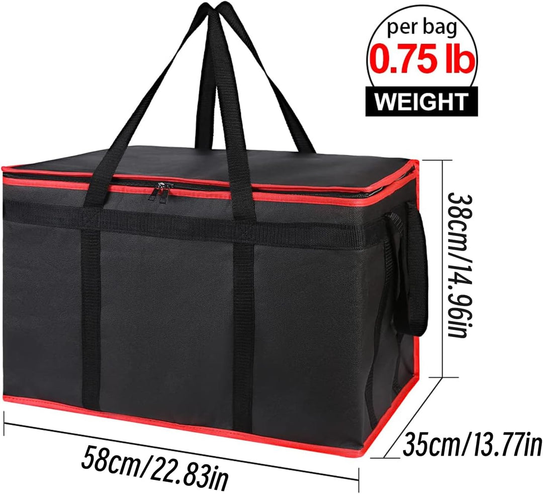 XXXL Isolier-Kühltasche aus Oxford-Stoff，Spritzwassergeschützt, zusammenklappbar & stabil mit Trageg