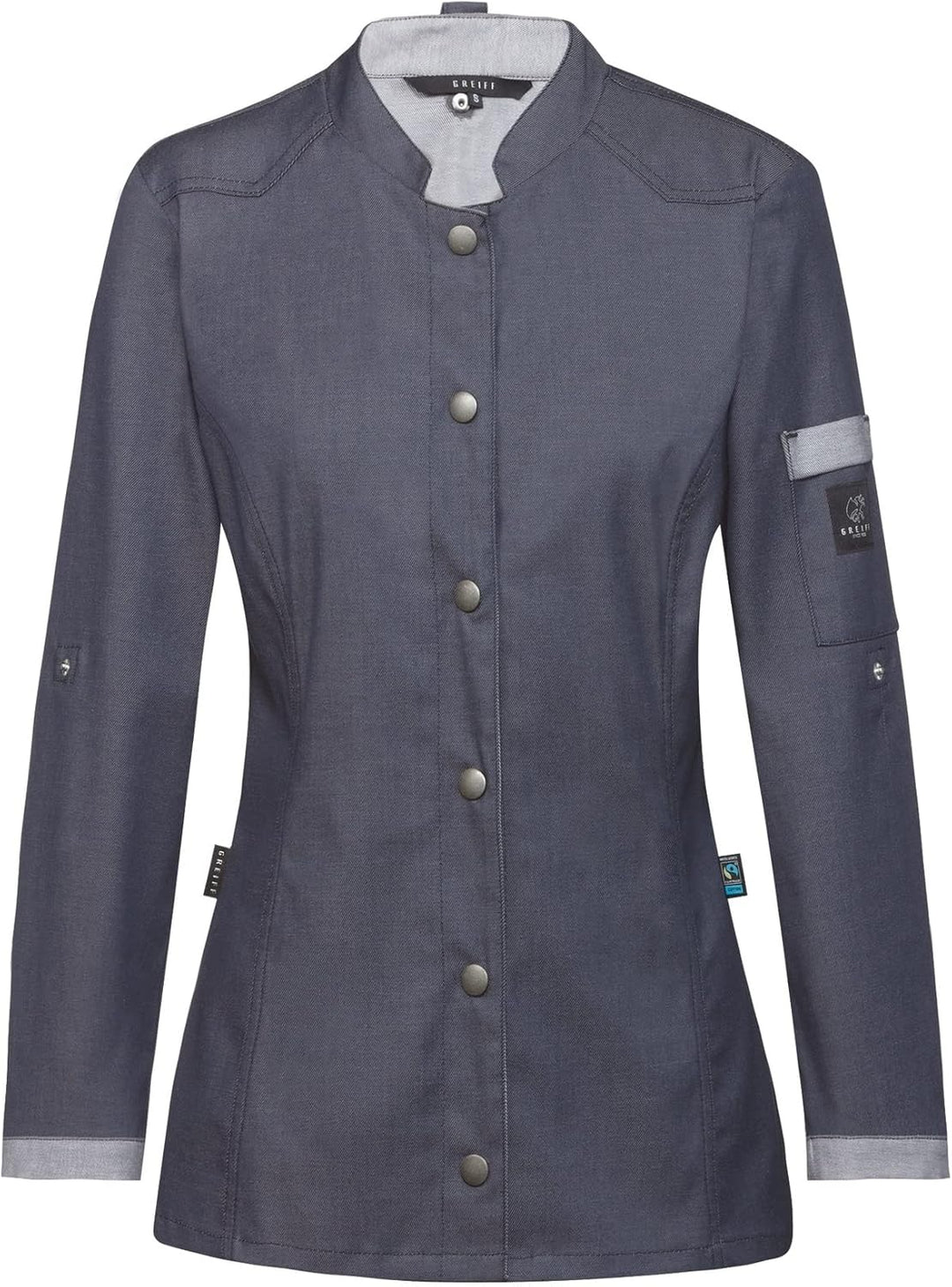 Greiff Gastro Moda Cuisine Damen Kochjacke Bikerstyle Regular