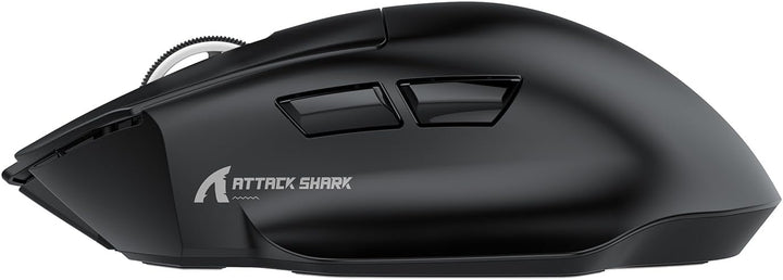 ATTACK SHARK V6 65g Superlight Mouse with Magnetic Charging Dock, PixArt PAW3311 Gaming Sensor, 2500