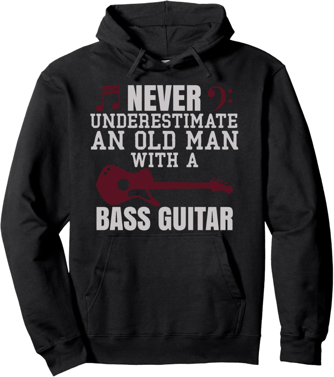 Bass Gitarrist Rentner Bassspieler Ruhestand Bass Gitarre Pullover Hoodie