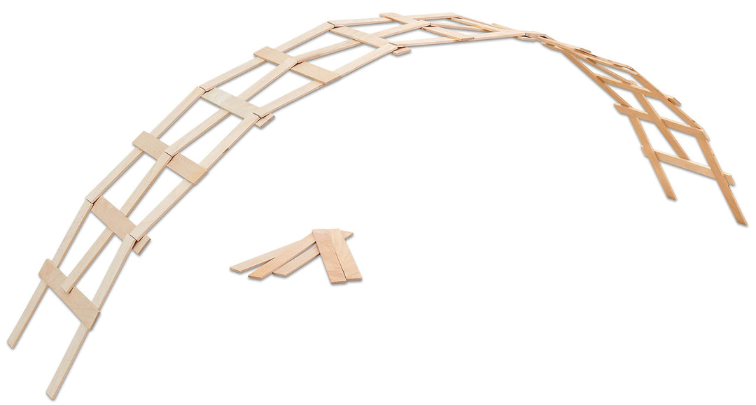 Betzold - Konstruktionsbrettchen Birke 99 Stück - Konstruktions-Spielzeug Kinder Holz-Spielzeug Noco