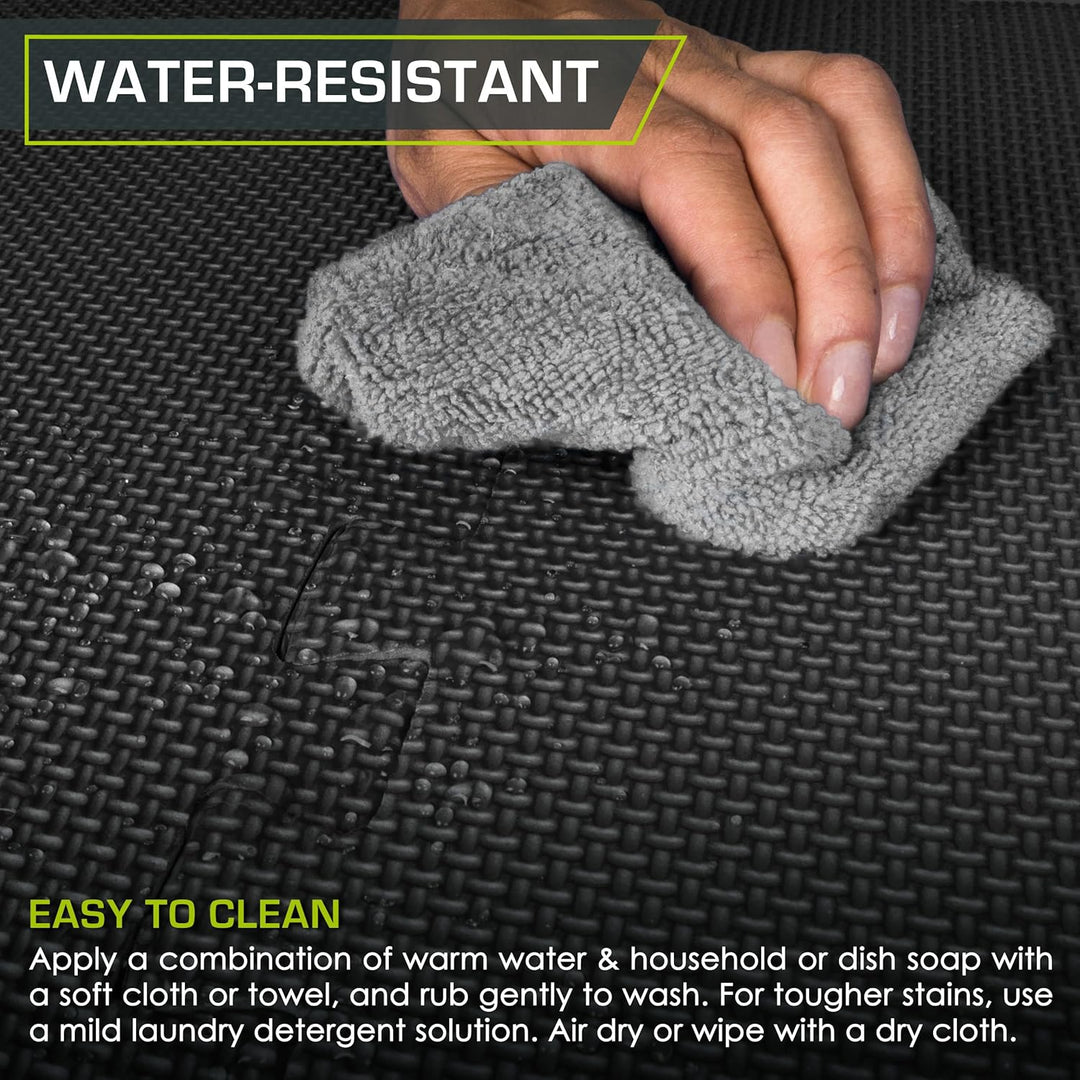 ProsourceFit Extra Thick Puzzle Exercise Mat 1”, EVA Foam Interlocking Tiles for Protective, Cushion