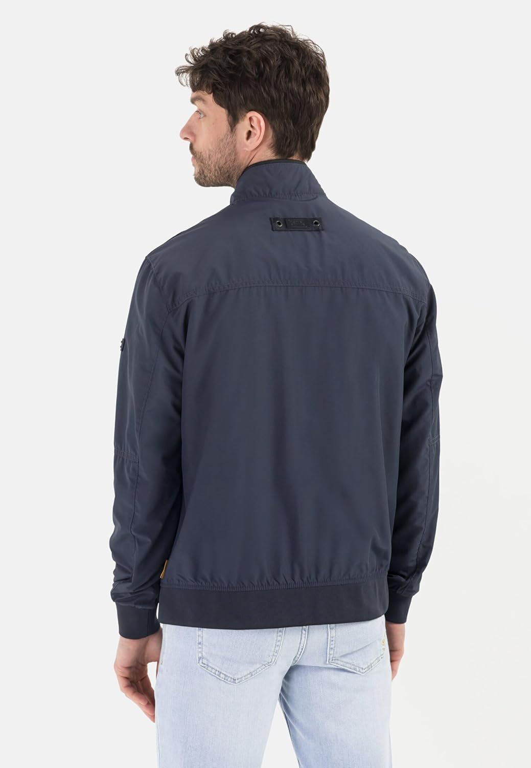 camel active Herren Blouson aus recyceltem Polyester 25 Dunkelblau, 25 Dunkelblau