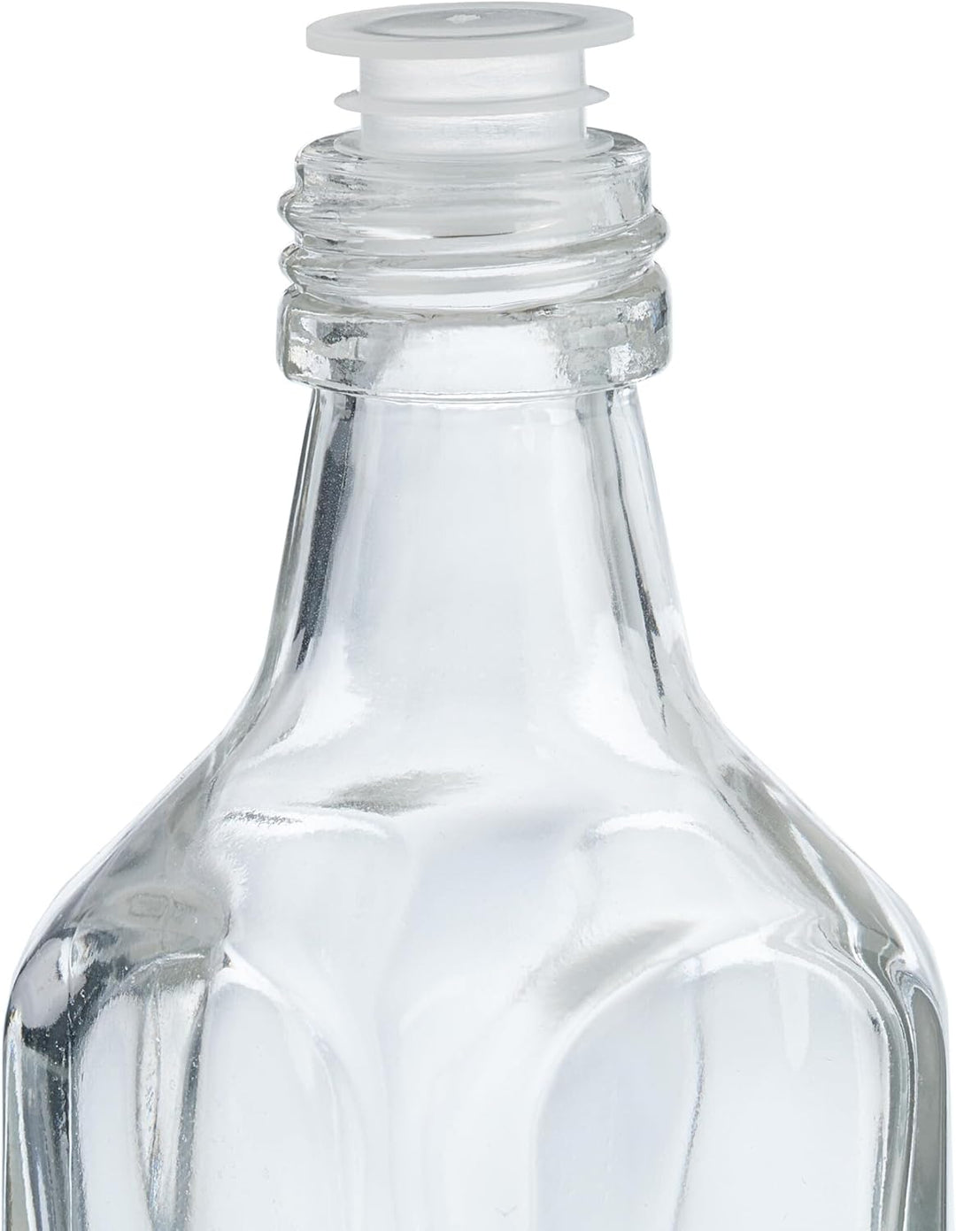 Relaxdays kleine Flaschen, 20er Set, 50 ml, Glasflaschen zum Befüllen, Schraubverschluss & Korken, t