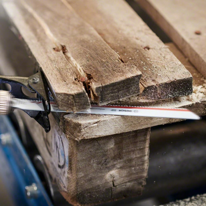 Bosch Professional 5 Stück Stichsägeblatt S 1122 VFR Special for Pallet Repair (für Paletten, Zubehö