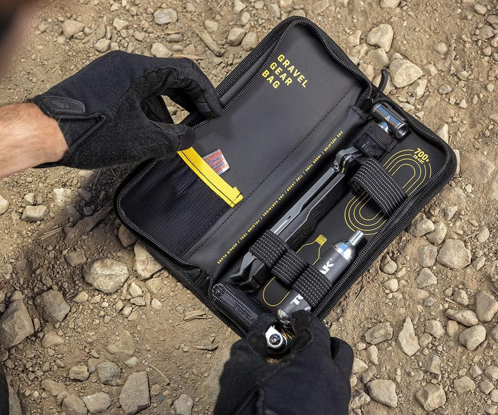 Topeak Unisex – Erwachsene Gear Bag Gravel horizontale Schlauchtasche mit Klettverschluss und Zubehö