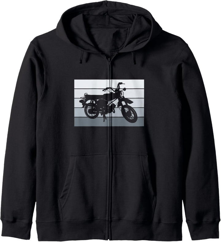 Simson DDR Moped Zweitakt S51 Vintage Grafik Kapuzenjacke