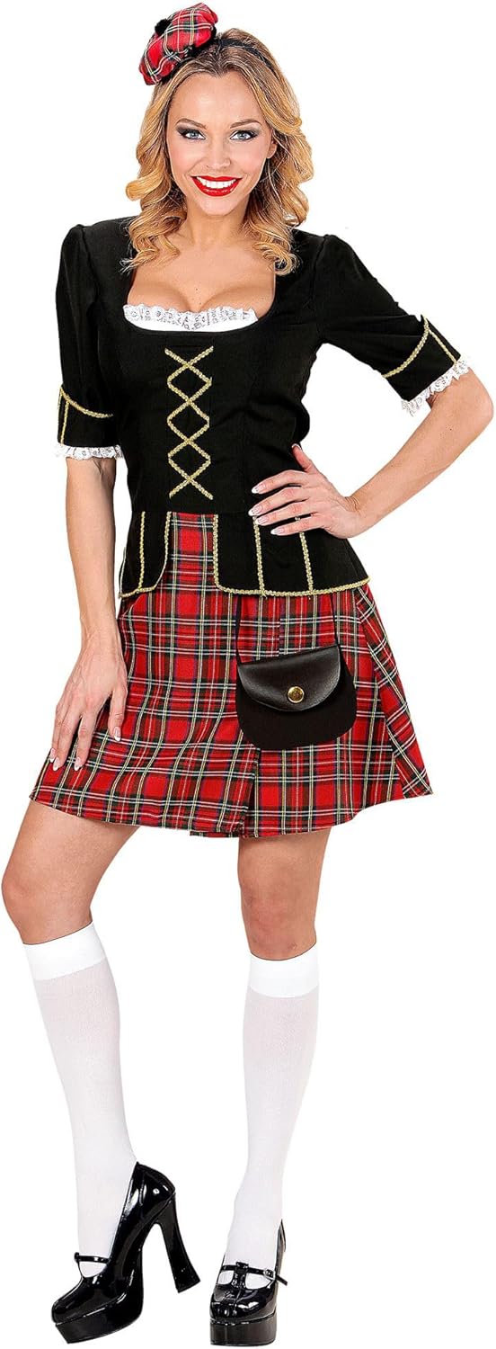 Scotswoman (Dress - Kilt Purse - Mini Hat) - (S), S