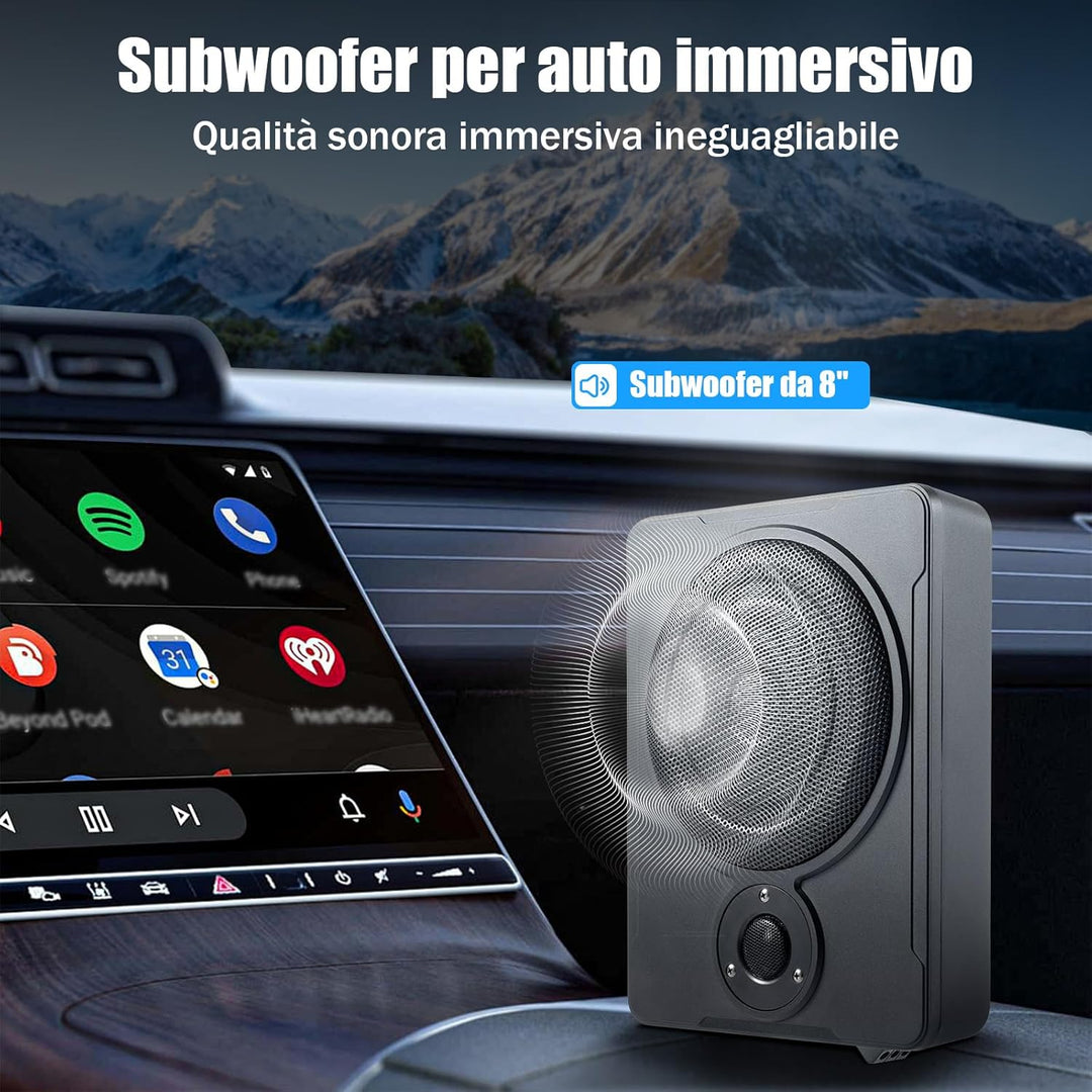 Unter Sitz Subwoofer für Autos 200W Subwoofer für Autos, Subsystem mit Integriertem Verstärker, High