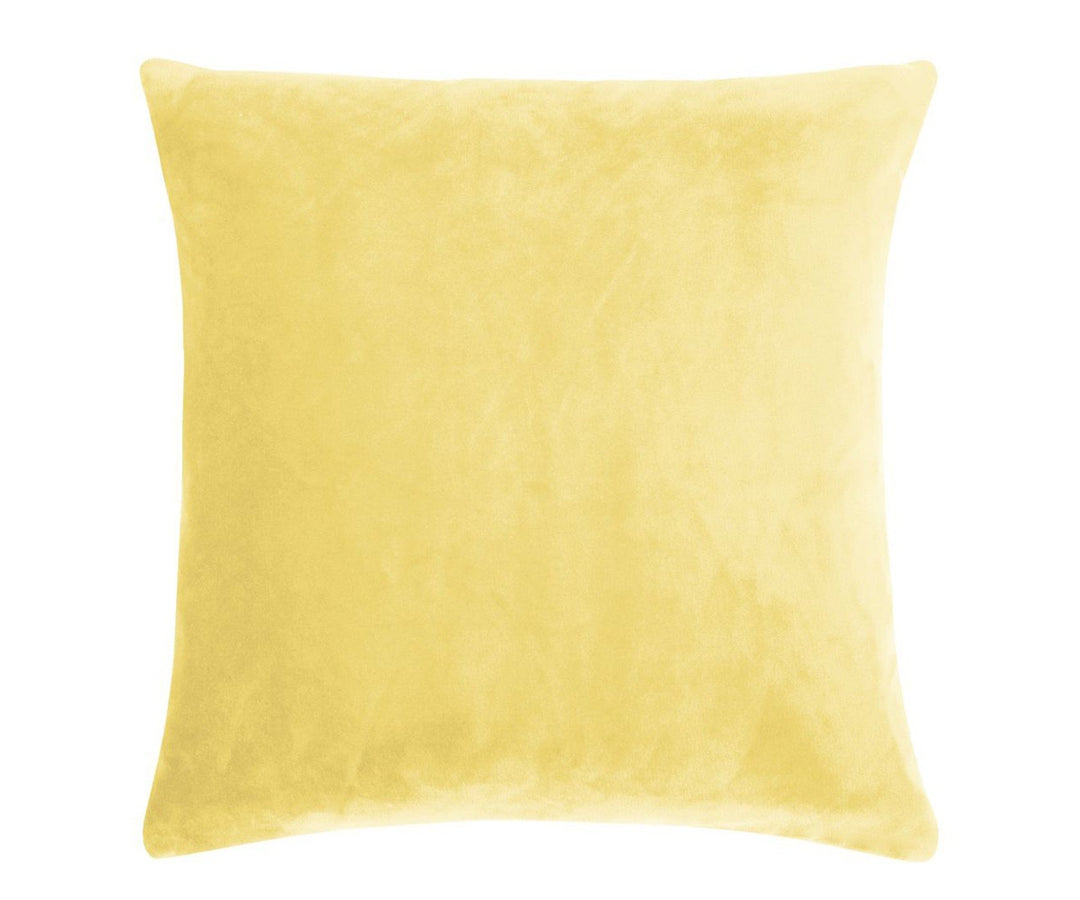 Pad - Kissenhülle - Kissenbezug - Smooth - Samt - Yellow/gelb - 50 x 50 cm