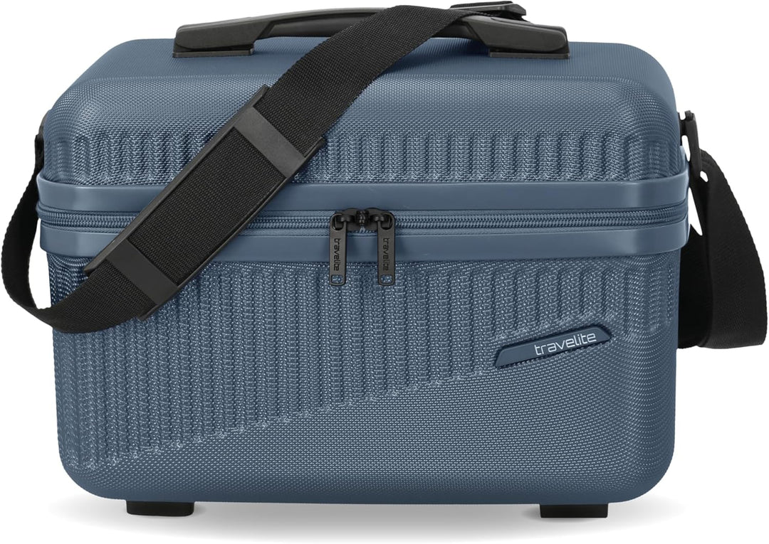 travelite Beautycase Hartschale Handgepäck, Bali, Kosmetikkoffer mit Organizer -und Aufsteckfunktion