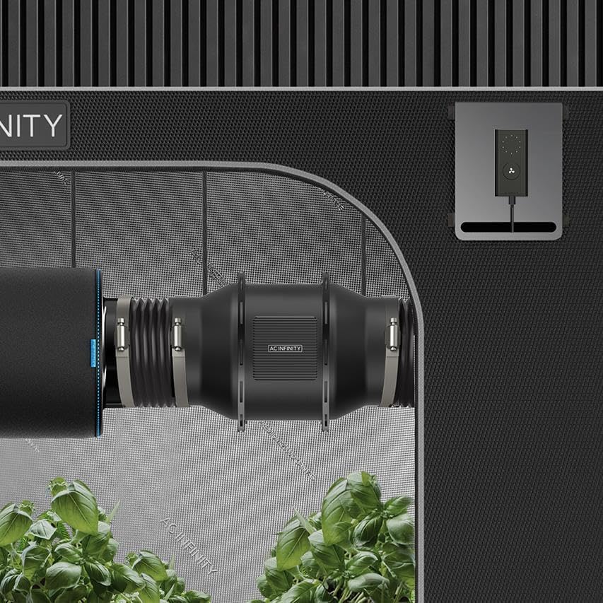 AC Infinity CLOUDLINE LITE A6, Leiser 15,2 cm Inline-Kanalventilator mit Geschwindigkeitsregler, EC-