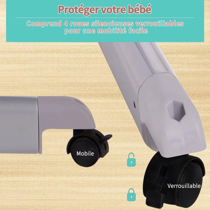 Babywiege, Beistellbett Babyfaltbar, tragbar, für Reisen, mit Moskitonetz, 3-in-1, höhenverstellbar