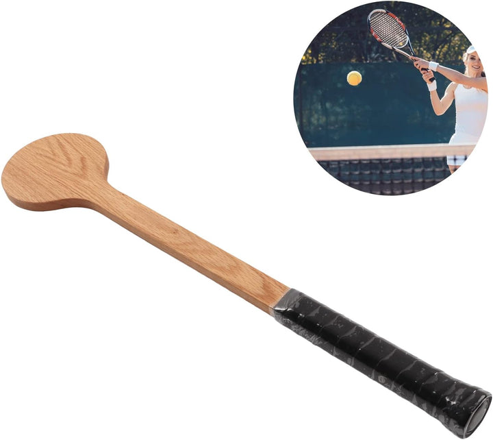 Fockety Tennis Pointer, Professioneller Holzlöffel Tennis Sweet Pointer Trainingshilfe, Holz-Tennisl