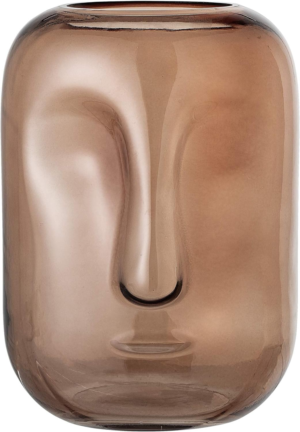 Bloomingville Vase, braun, Glas