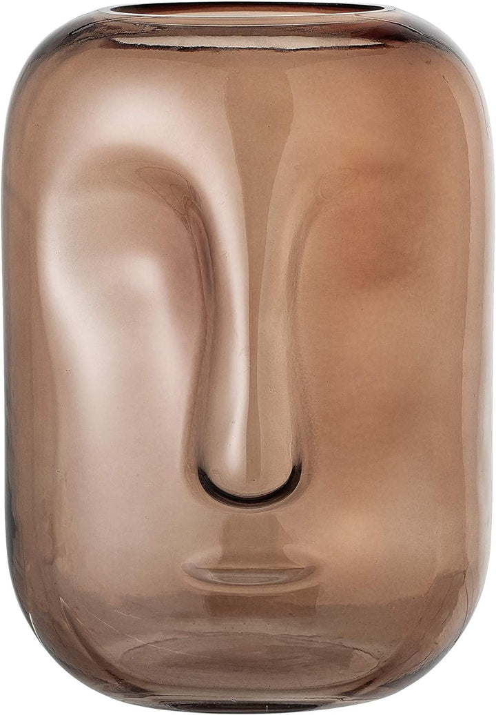 Bloomingville Vase, braun, Glas