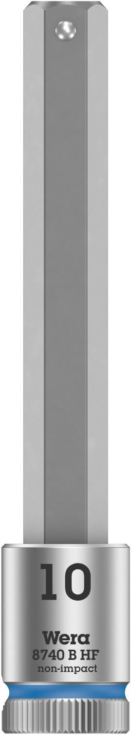 Wera 05003180001 8740 B HF 1 Zyklop Bitnuss-Satz, mit 3/8 Zoll-Antrieb, mit Haltefunktion für Innens