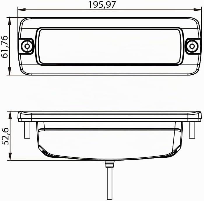 AdLuminis Blackline LED Arbeitsscheinwerfer 30 Watt 2700 Lumen, Spot, Einbau, Zusatzscheinwerfer, Ar