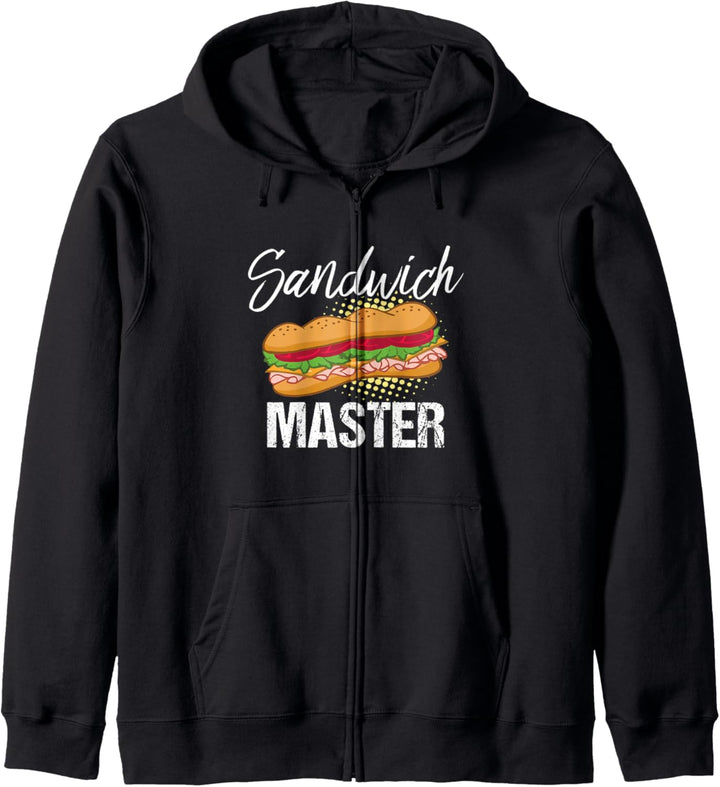 Sandwich Master Deli Sub Lover Sandwich Day Food Pun Gift Kapuzenjacke