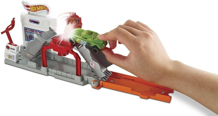 Hot Wheels Ausklappspielset Tankexplosion