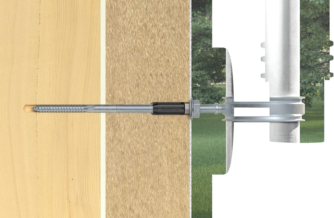 fischer Abstandsmontagesystem Thermax 10/120 M10 (2) für Dämmstoffe, Dämmstoffdübel zur Befestigung