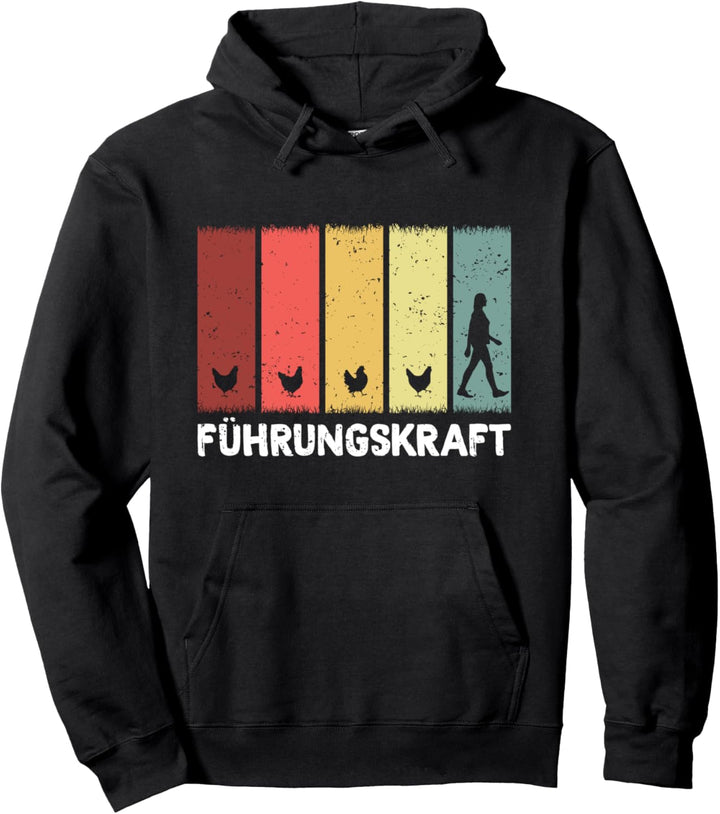 Führungskraft Landwirt Hühner Bauer Huhn Bauernhof Spruch Pullover Hoodie