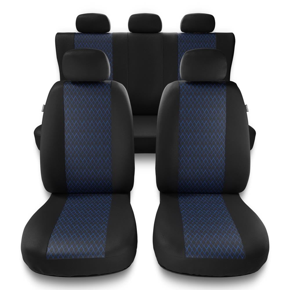 Mossa - Universal Sitzbezüge Auto kompatibel mit Skoda Fabia I, II, III, IV (1999- ) - Autositzbezüg
