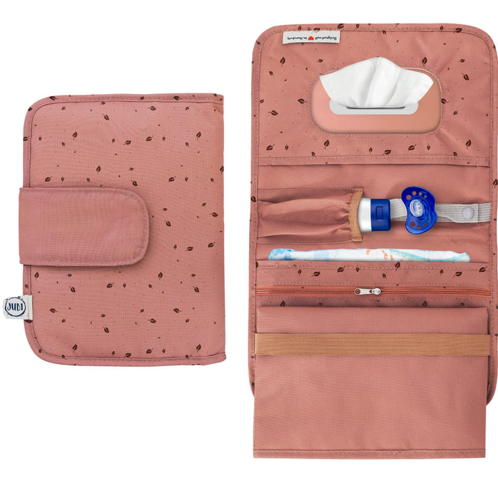 Jubi® Baby Windeltasche mit Wickelunterlage für unterwegs mit extra viel Platz - Kleine Wickeltasche