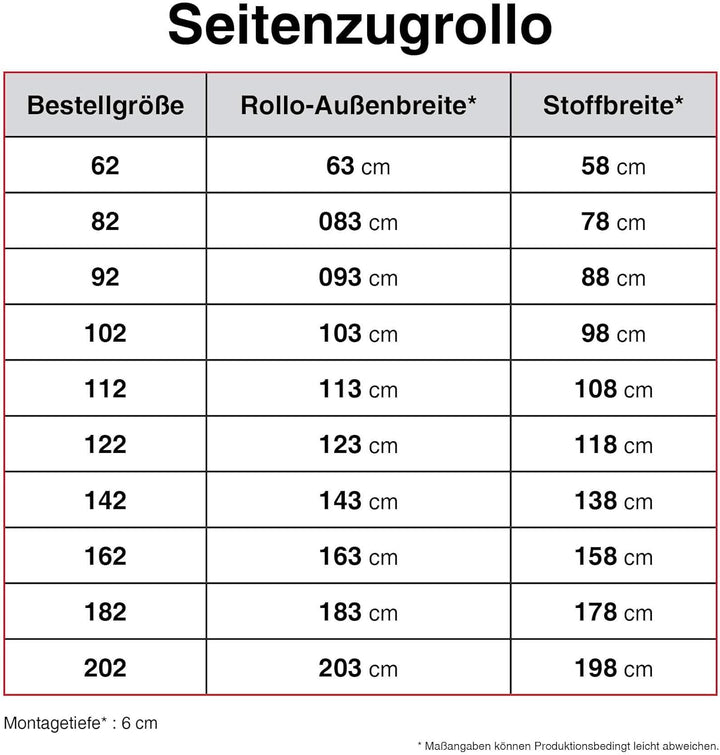 Liedeco® Rollo, Kettenzug-Rollo/Verdunkelnd, Abdunkelnd, Blickdicht / 102 x 180 (Breite x Höhe) / Fa