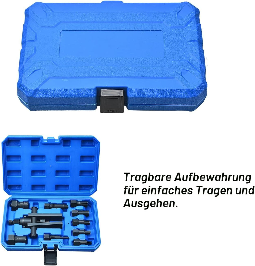 Motorrad-Innenlager-Abzieher-Werkzeug-Set, Motorrad-Innenlager-Entfernungswerkzeug-Set, 8–25 mm, 10-
