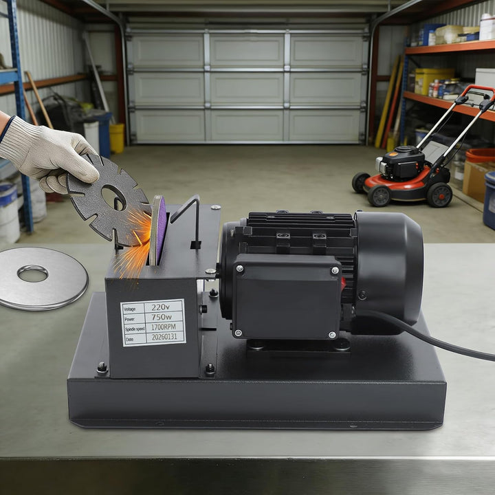 Tischschleifmaschine 750W 1700 RPM mit 23cm Schleifrad für Landwirtschaft