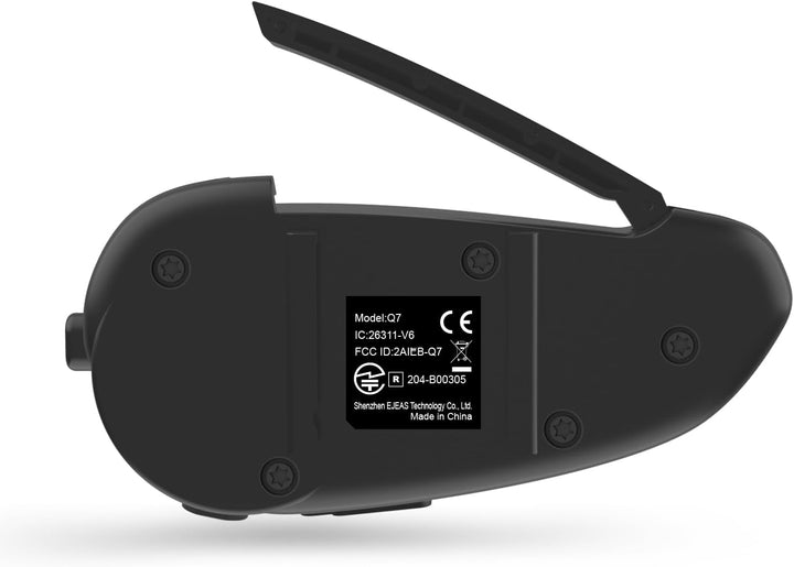 EJEAS Q7 Verbesserte Motorrad Gegensprechanlage, Bluetooth 5.1 Motorradhelm Intercom Kommunikationss