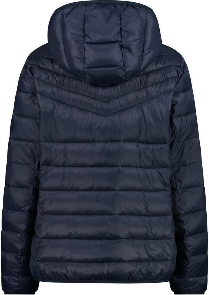 CMP Damen Hoodie Jacke Isolationsjacke 34 Black Blue, 34 Black Blue