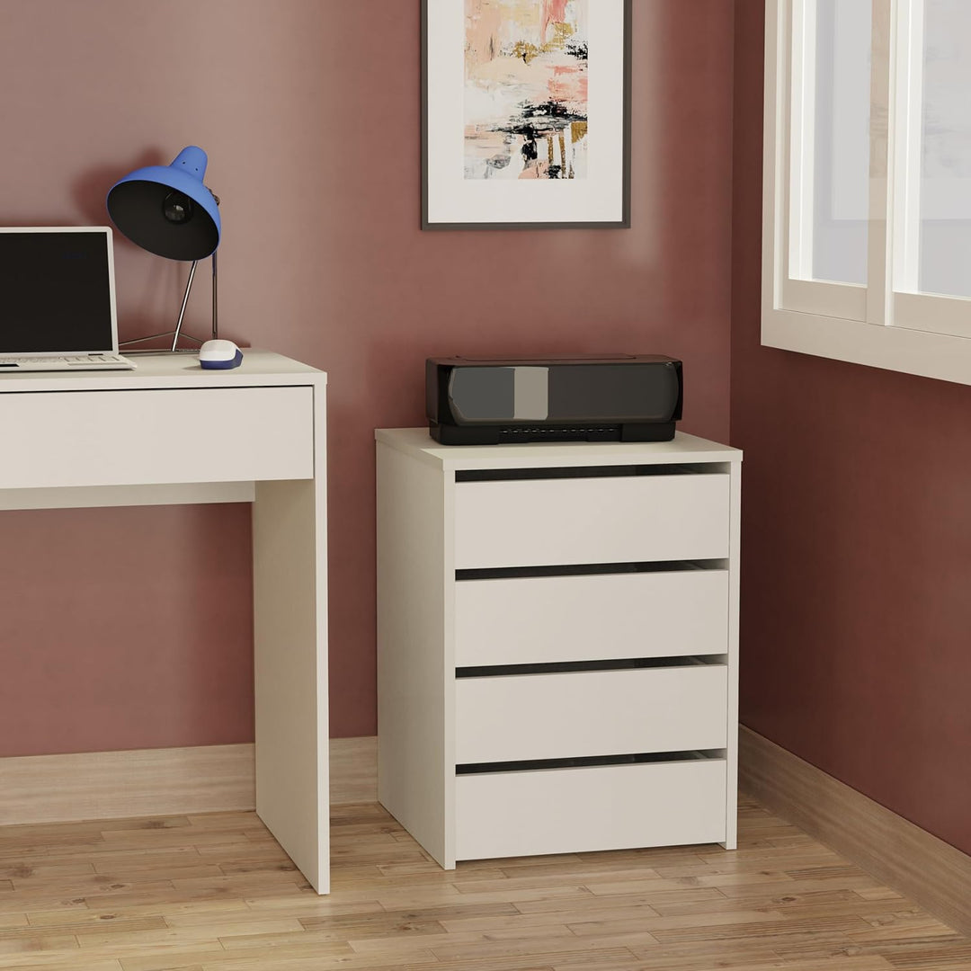 MUEBLES PITARCH Turin schubladen, Melamin, weiss, Blanco Brillo