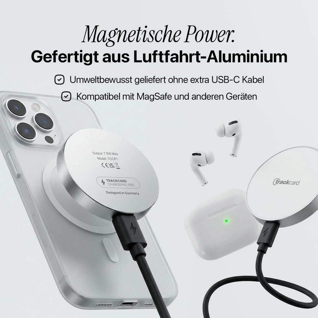 One ChargePad Pro Bundle inkl. Ladegerät - Für Android - Ultradünn, Kabellos Wiederaufladbar & Alarm