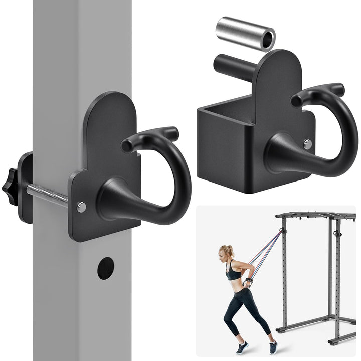 Kipika Power Cage Squat Rack Home Gym Zubehör - Anker für Widerstandsbänder Passt Rack mit 5/8„ oder