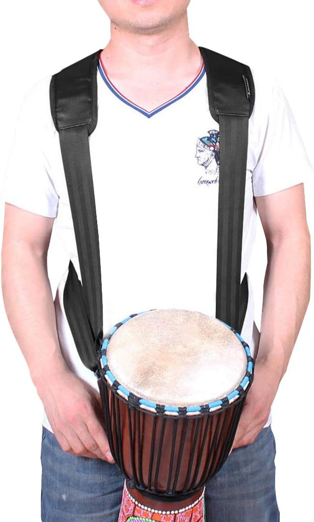 Verstellbarer Djembe Schultergurt Dickes Pad afrikanische Handtrommelschlinge Komfort Percussion Ins