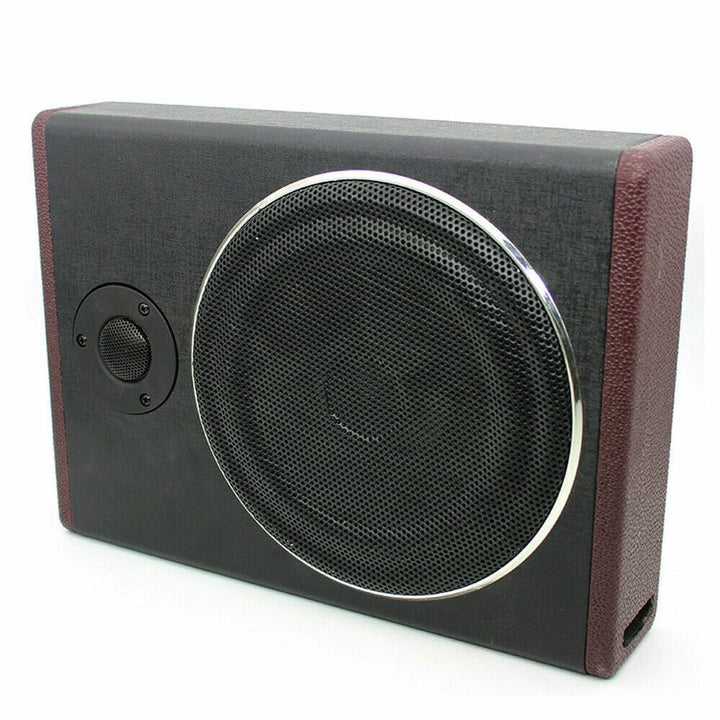 Subwoofer Aktiv, 12V 600W Edelstahl Ultradünner Kfz Untersitz Aktiver Subwoofer Car Audio Mit Fernbe