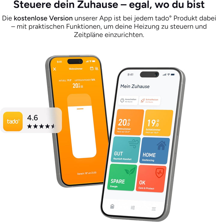 tado° Smartes Heizkörperthermostat X – Trio Pack, Heizungssteuerung per App und Smart Speaker (Alexa