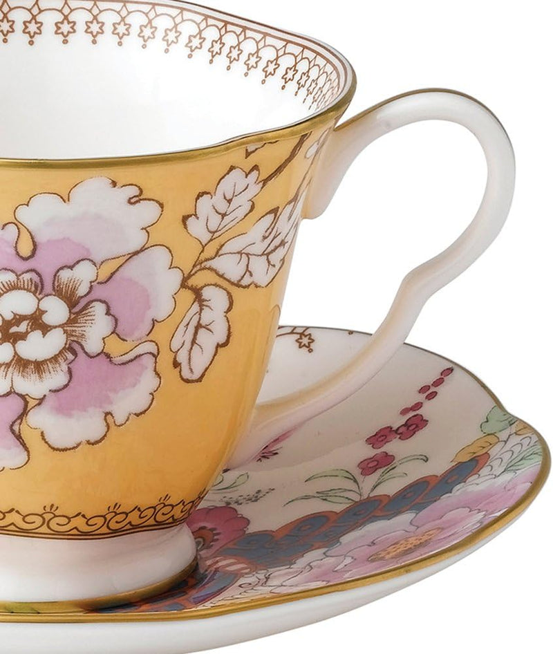 Wedgwood Butterfly Bloom theekop en schotel Mehrfarbig Modern, Mehrfarbig Modern