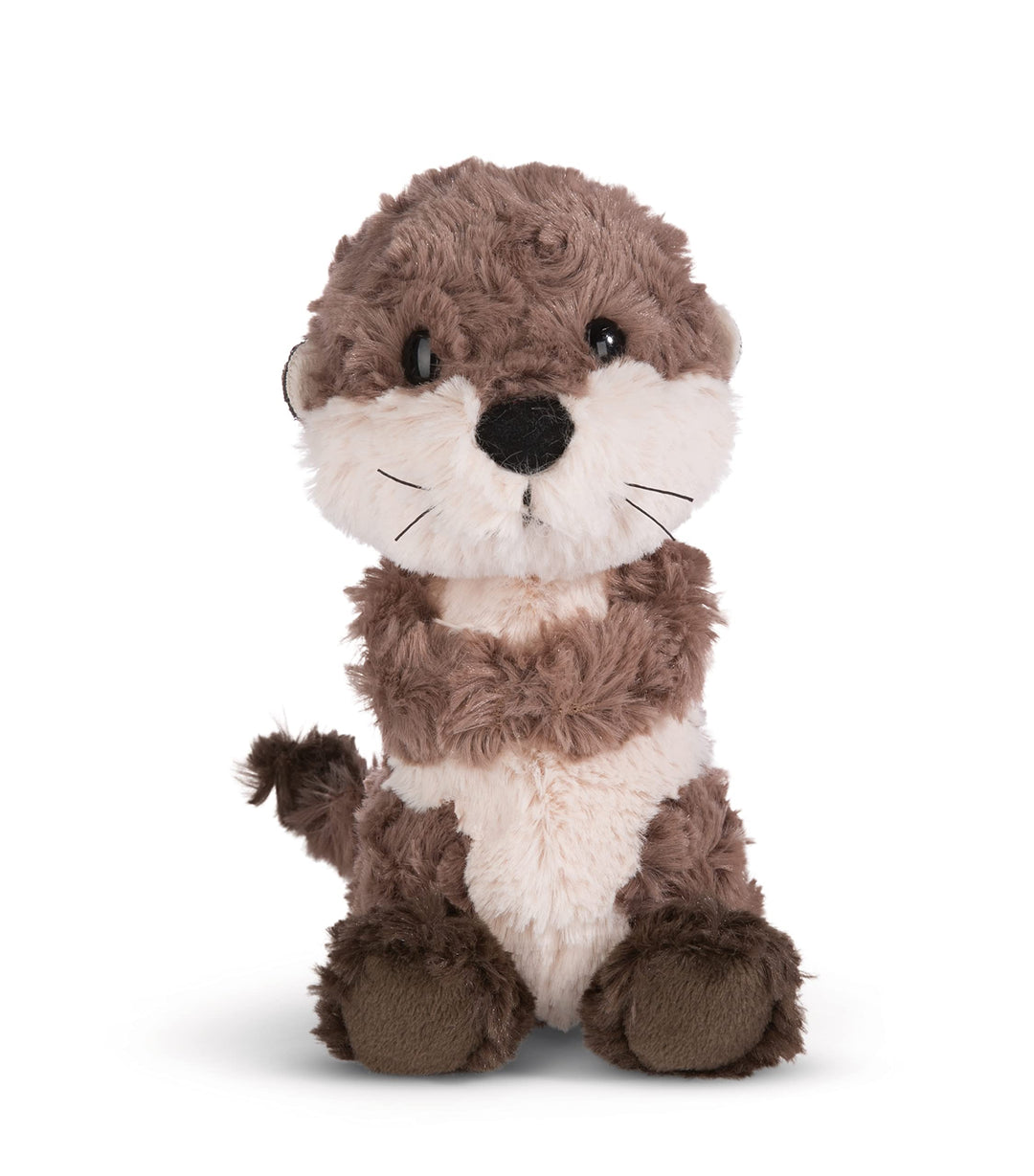 NICI 49150 Kuscheltier Otter Oda 20cm grau schlenkernd-Nachhaltiges Stofftier aus weichem Plüsch, ni