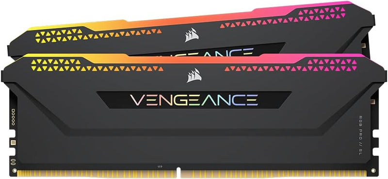 CORSAIR Vengeance RGB PRO SL DDR4 RAM Light Enhancement Kit (kein physischer Speicher) – Schwarz