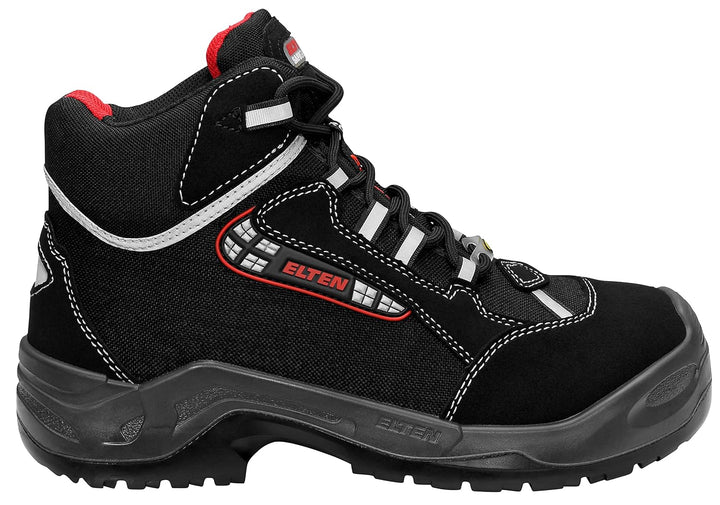ELTEN Sicherheitsschuhe SANDER AL ESD S3, Herren, sportlich, leicht, schwarz, Alukappe - Grösse 48,