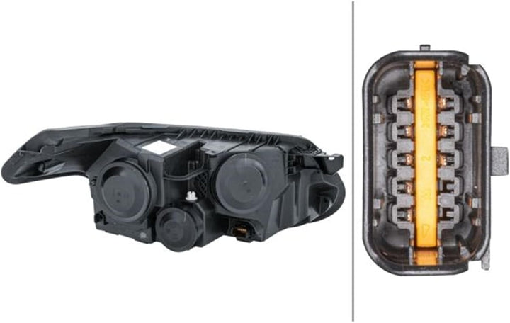 HELLA 1EG 009 767-011 FF/Halogen-Hauptscheinwerfer - links - für u.a. Citroën C3 Picasso (Sh_) Links