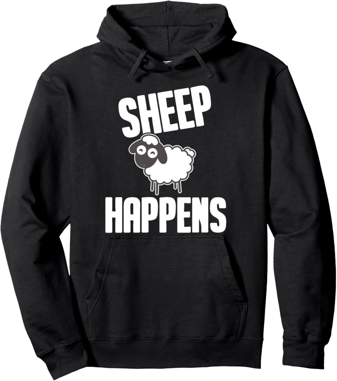 Sheep Happens Schäfer Geschenk Schaf Pullover Hoodie