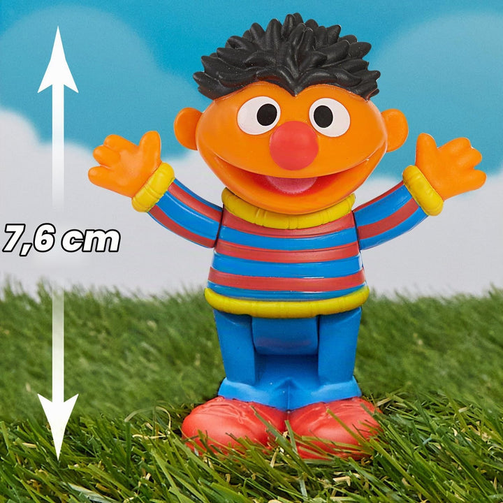 Just Play Sesamstrasse Nachbarschaftsfreunde 6er-Pack, 7,6 cm grosse Sammelfiguren, Kinderspielzeug